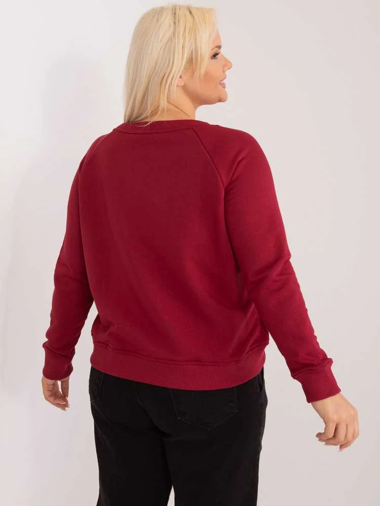 Basic Feel Good Megztinis-RV-BL-6326.02X-bordo