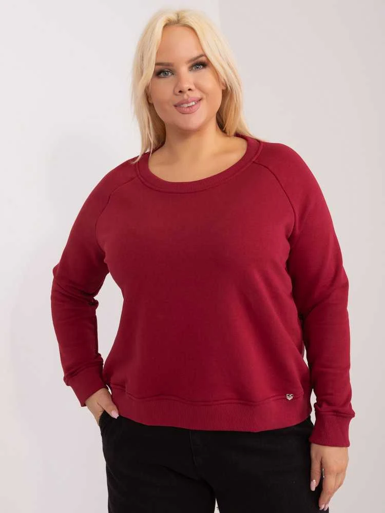 Basic Feel Good Megztinis-RV-BL-6326.02X-bordo