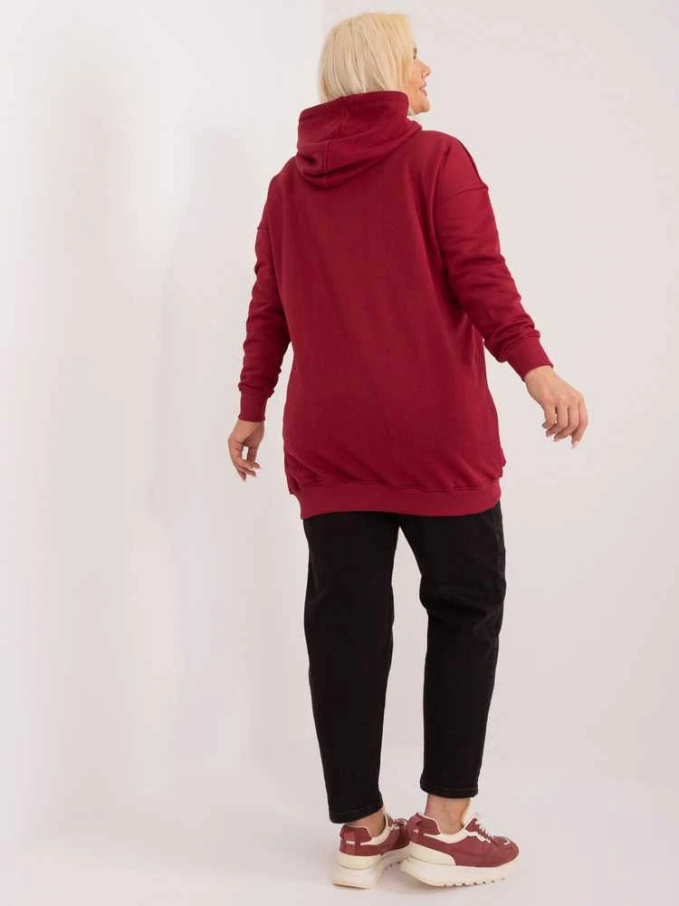 Basic Feel Good Megztinis-RV-BL-6338.19X-bordo