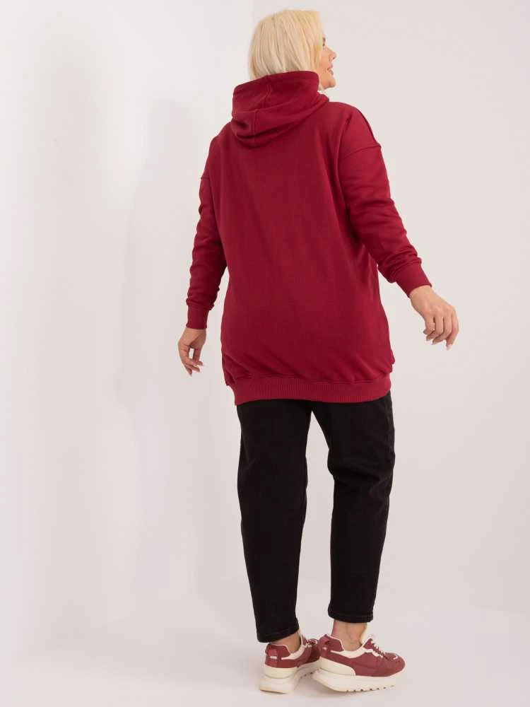 Basic Feel Good Megztinis-RV-BL-6338.19X-bordo