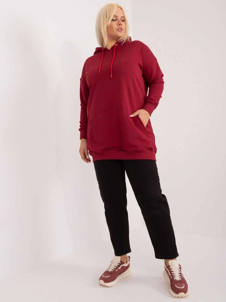 Basic Feel Good Megztinis-RV-BL-6338.19X-bordo