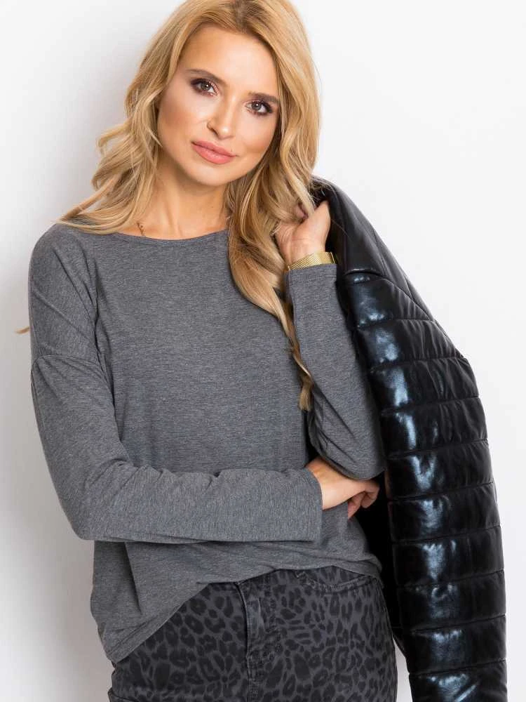 Basic Feel Good Palaidinė-RV-BZ-5121.19P-tamsiai pilka