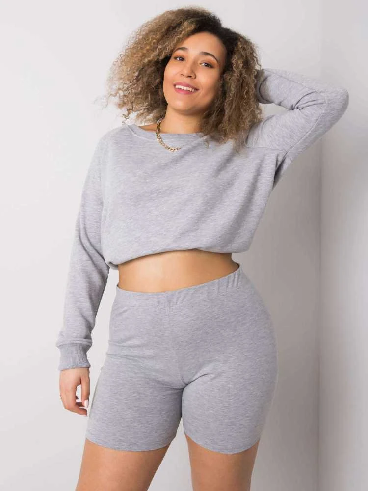 Basic Feel Good Šortai-RV-SN-6322.08-pilki