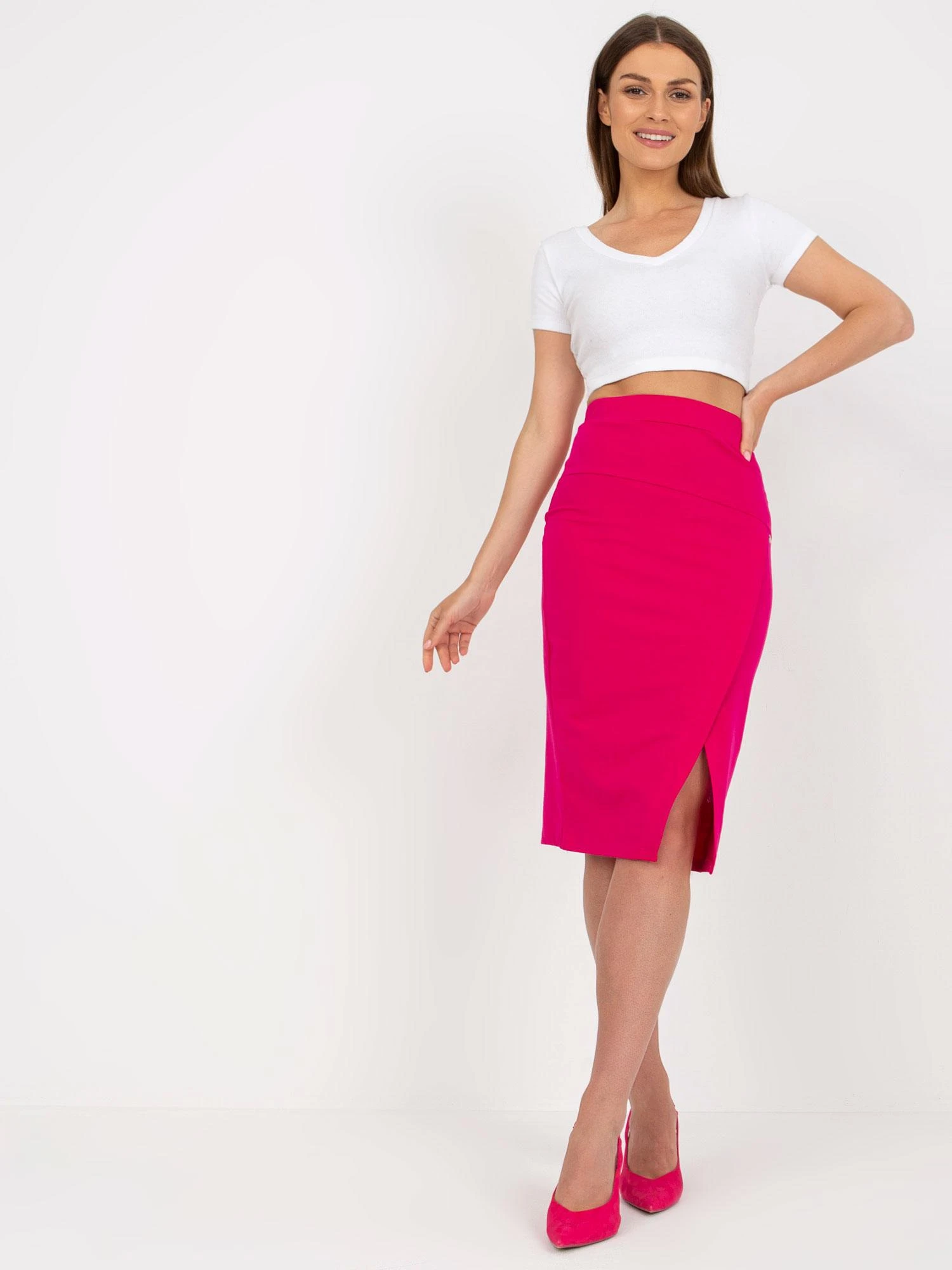Basic Feel Good Spódnica-RV-SD-7847.80-fuksija