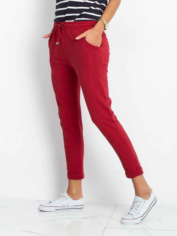 Basic Feel Good Sportinės kelnės-RV-DR-3589.06X-bordo