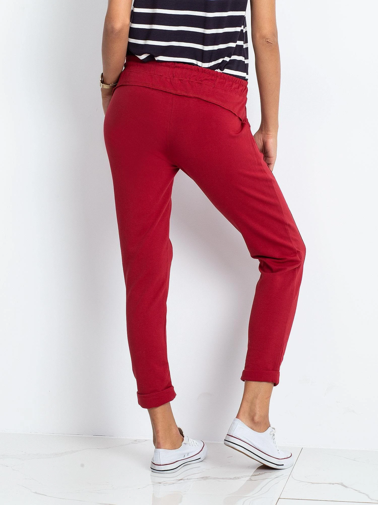 Basic Feel Good Sportinės kelnės-RV-DR-3589.06X-bordo