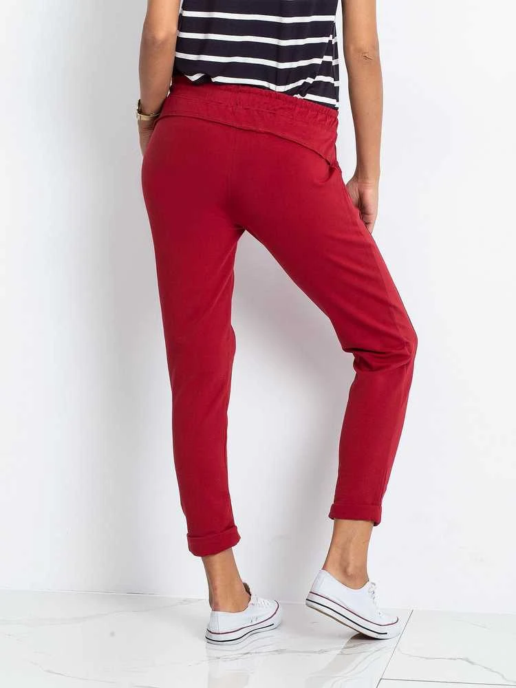 Basic Feel Good Sportinės kelnės-RV-DR-3589.06X-bordo