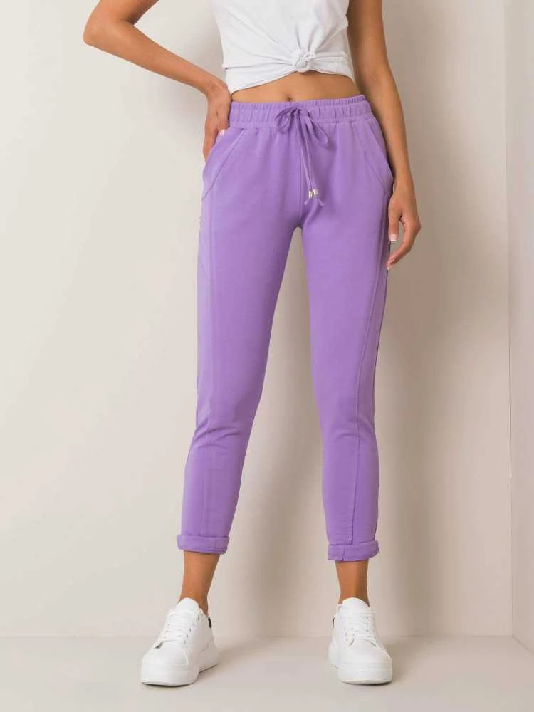 Basic Feel Good Sportinės kelnės-RV-DR-3589.06X-violetinė