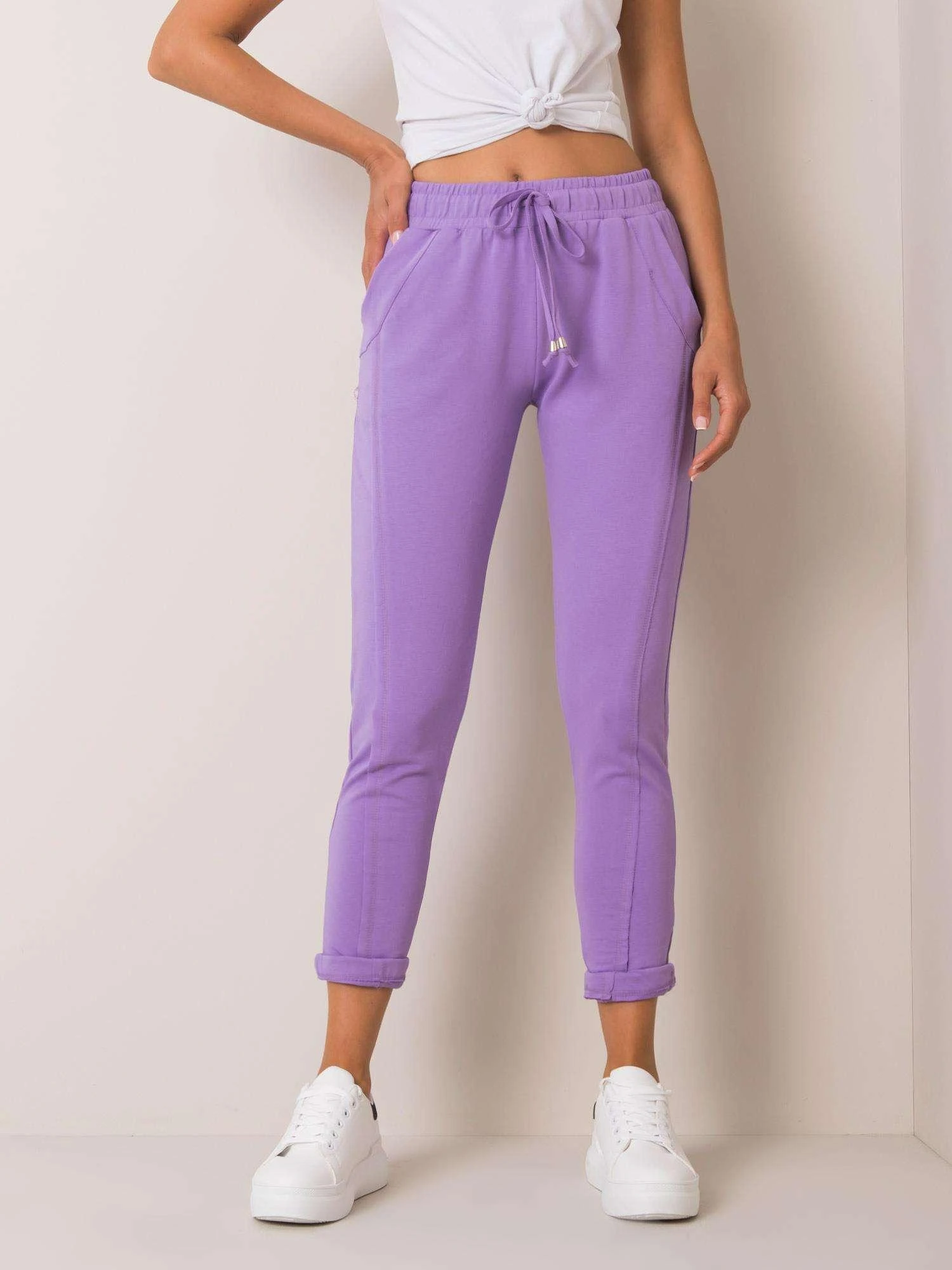 Basic Feel Good Sportinės kelnės-RV-DR-3589.06X-violetinė