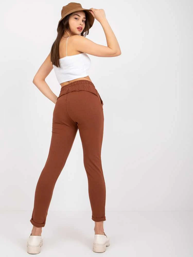 Basic Feel Good Sportinės kelnės - RV-DR-3589.07X - tamsiai rudos