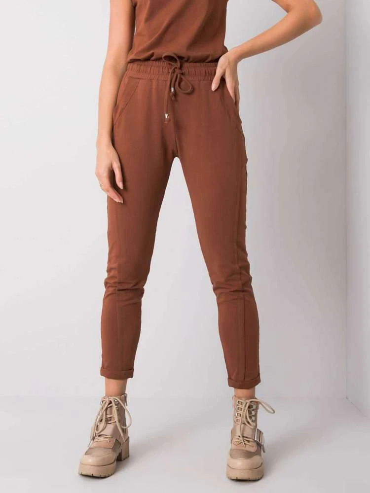 Basic Feel Good Sportinės kelnės - RV-DR-3589.07X - tamsiai rudos