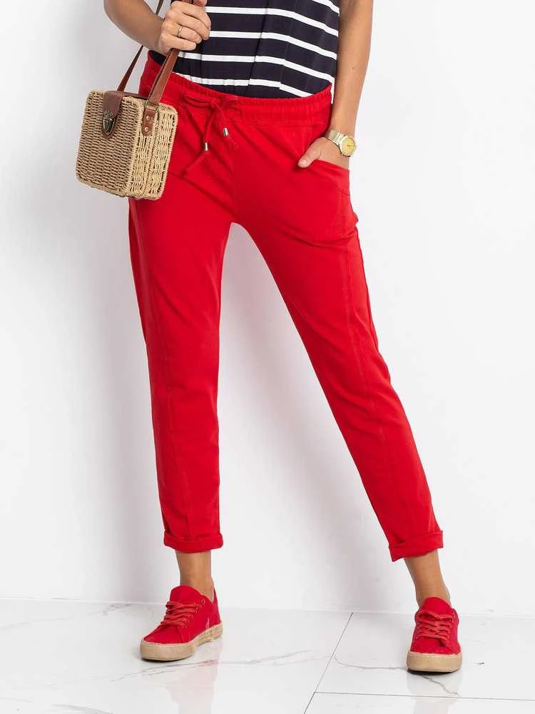 Basic Feel Good Sportinės kelnės-RV-DR-3589.08X-raudona