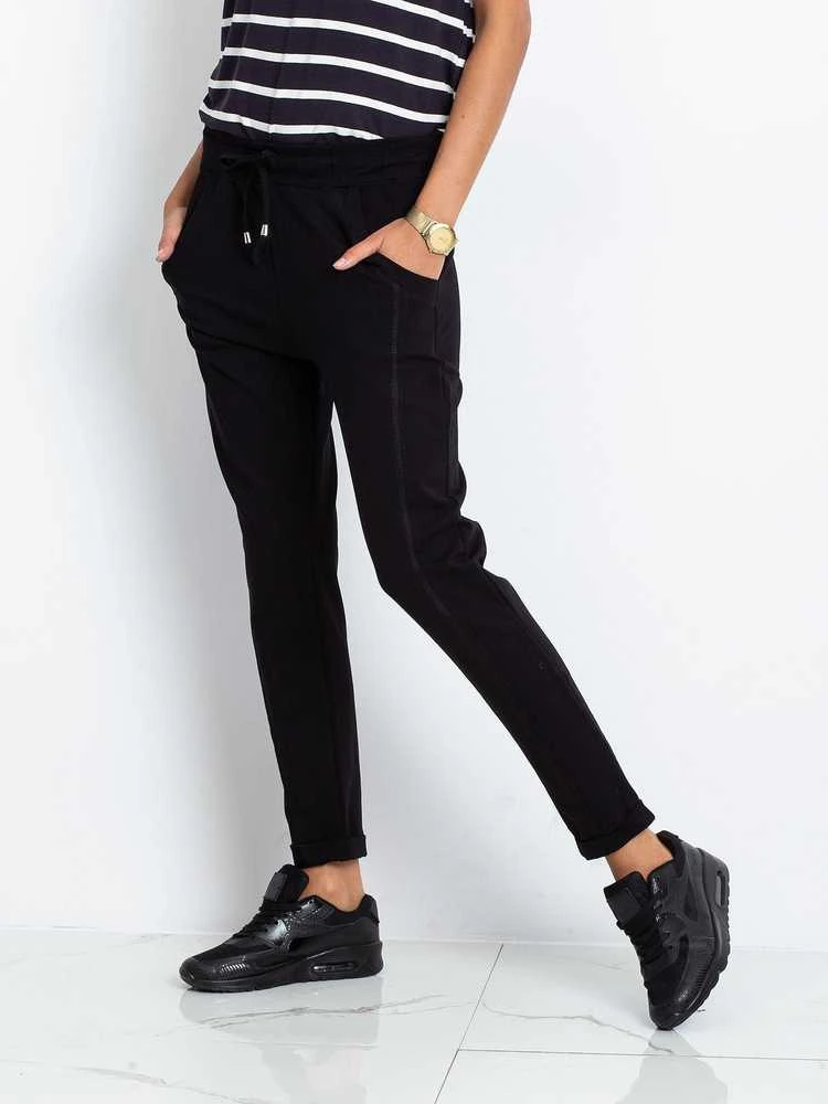 Basic Feel Good Sportinės kelnės - RV-DR-3589.09X - juodos