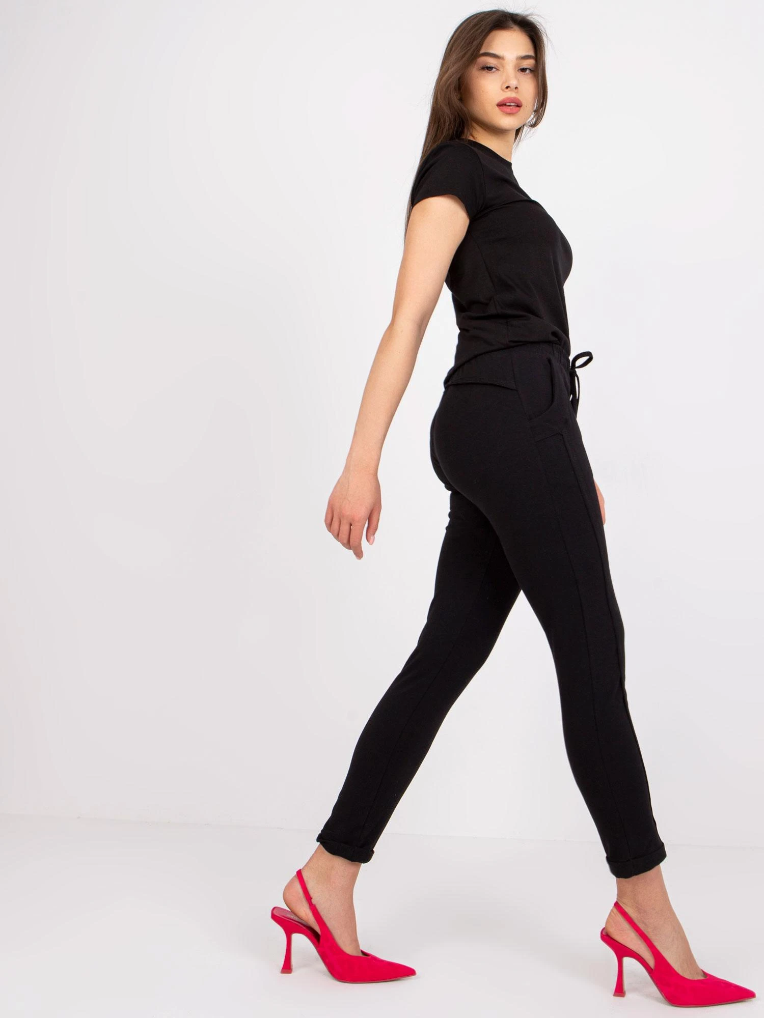 Basic Feel Good Sportinės kelnės - RV-DR-3589.09X - juodos