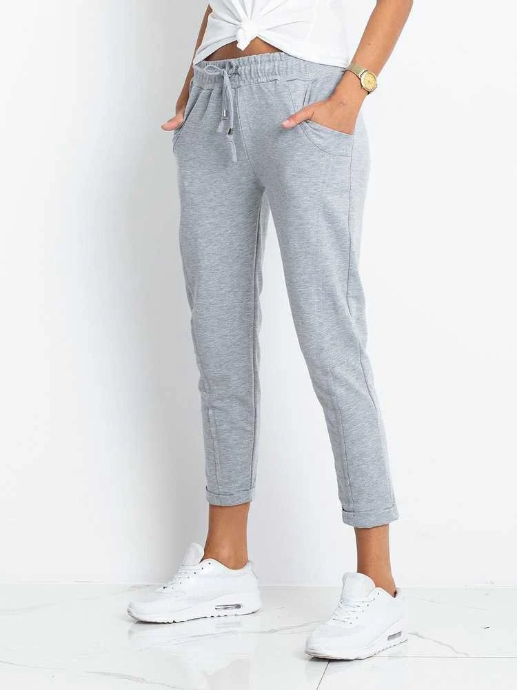 Basic Feel Good Sportinės kelnės-RV-DR-3589.09X-pilkos