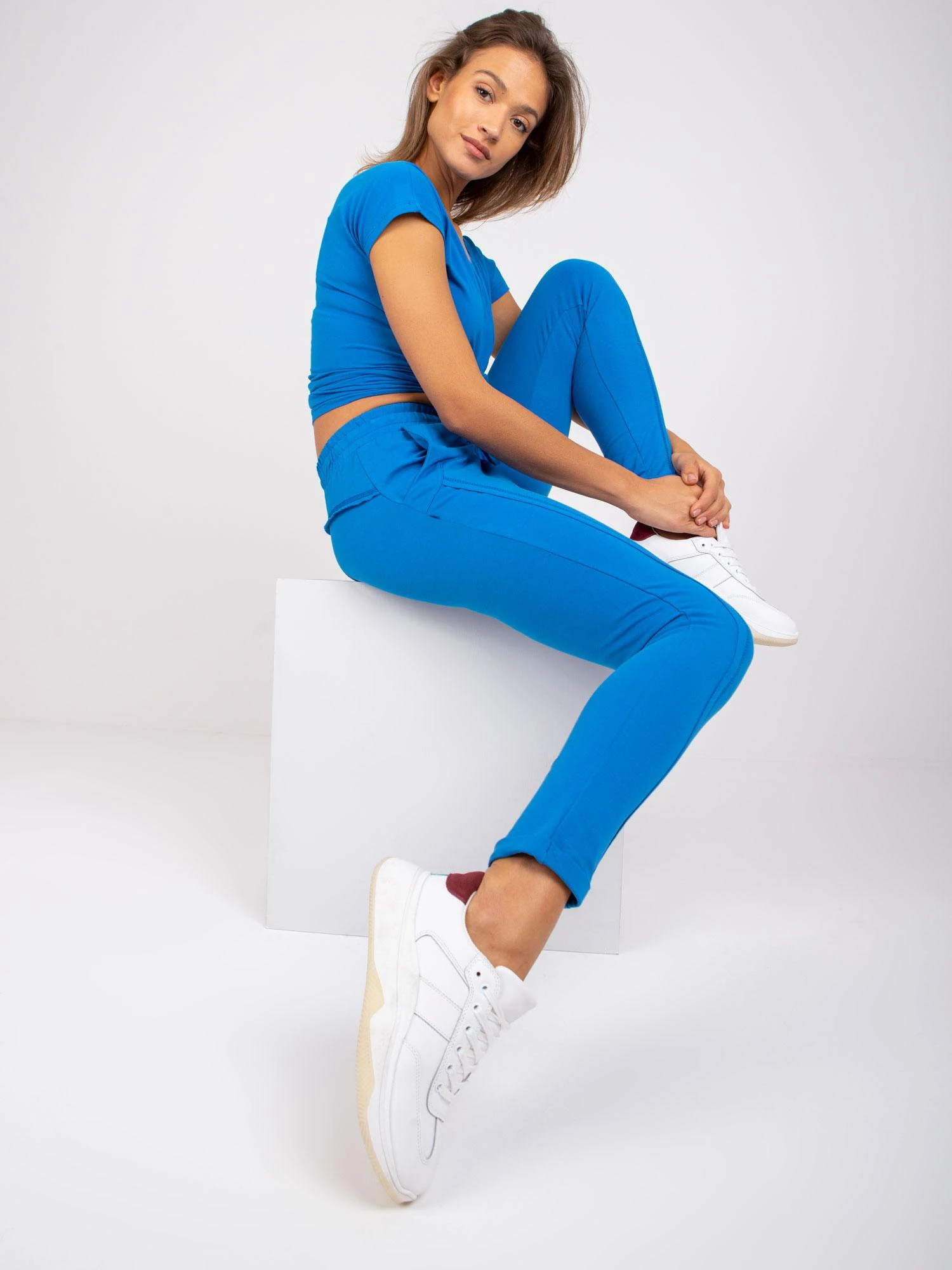 Basic Feel Good Sportinės kelnės - RV-DR-3589.10X - tamsiai mėlynos