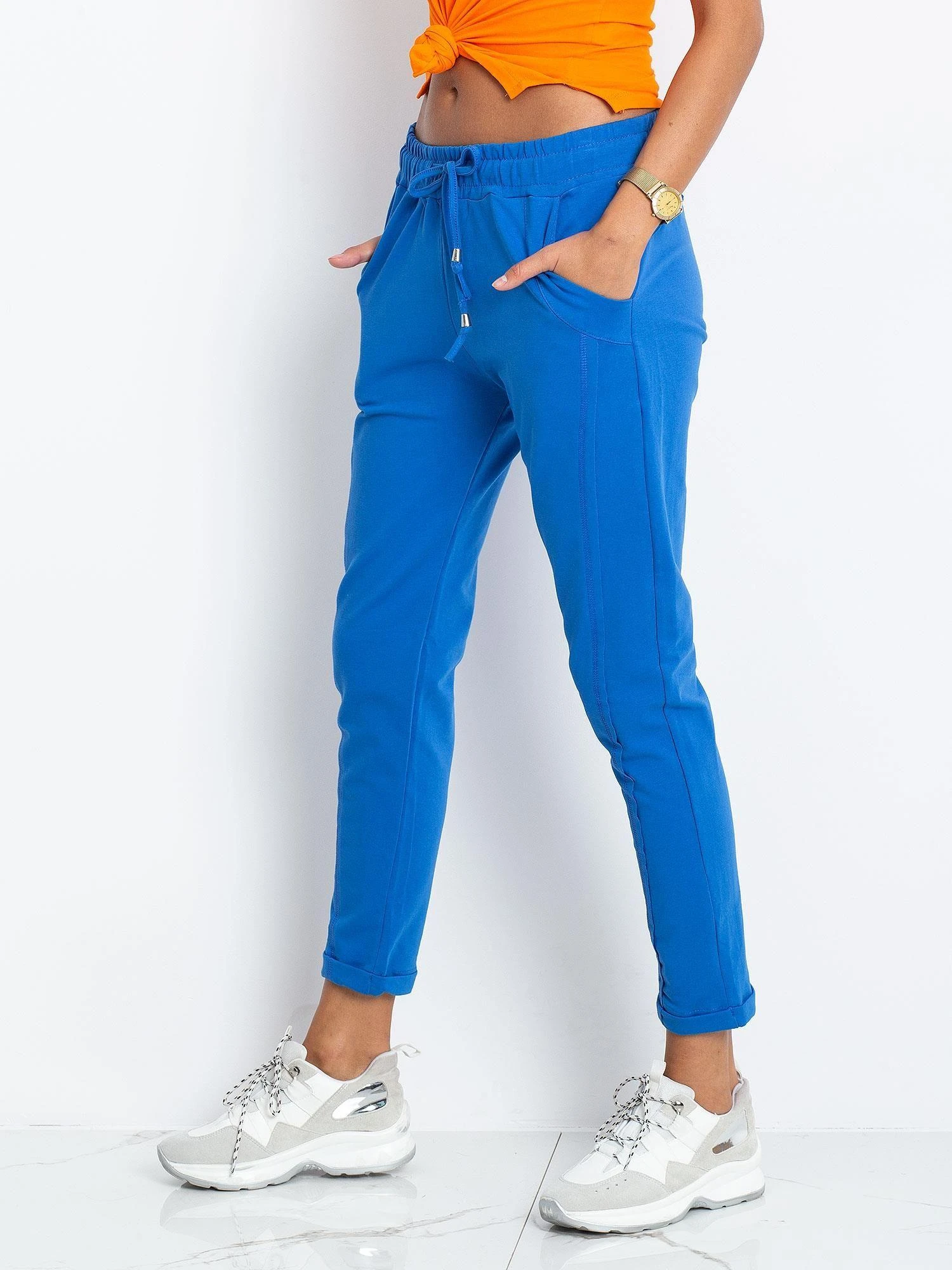 Basic Feel Good Sportinės kelnės - RV-DR-3589.10X - tamsiai mėlynos