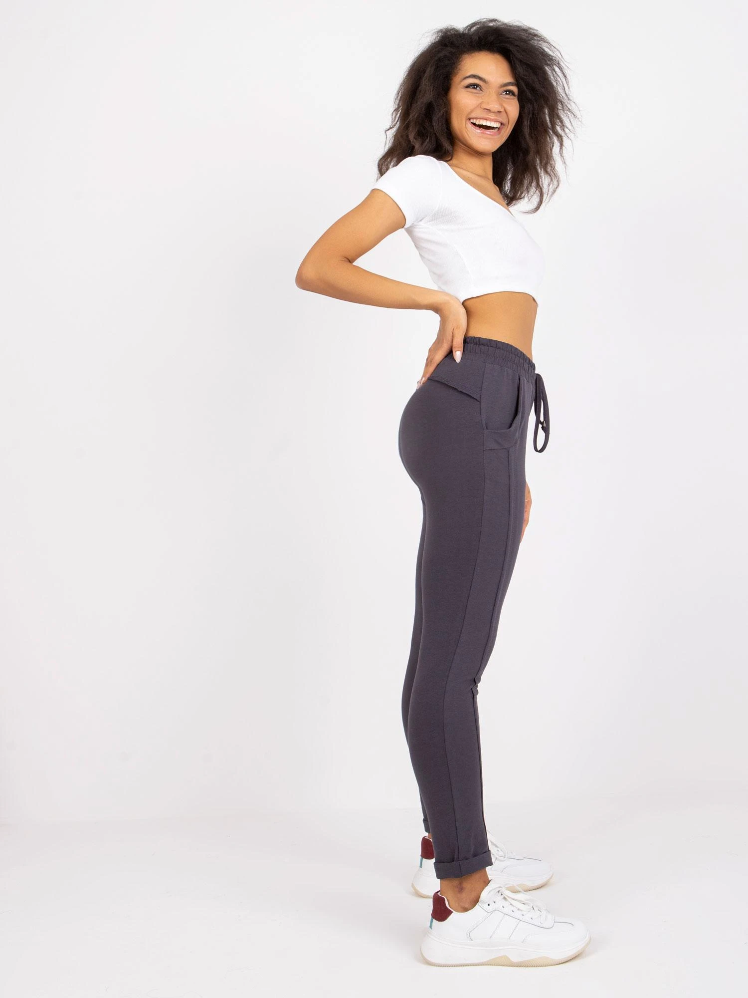 Basic Feel Good Sportinės kelnės-RV-DR-3589.10X-grafitas