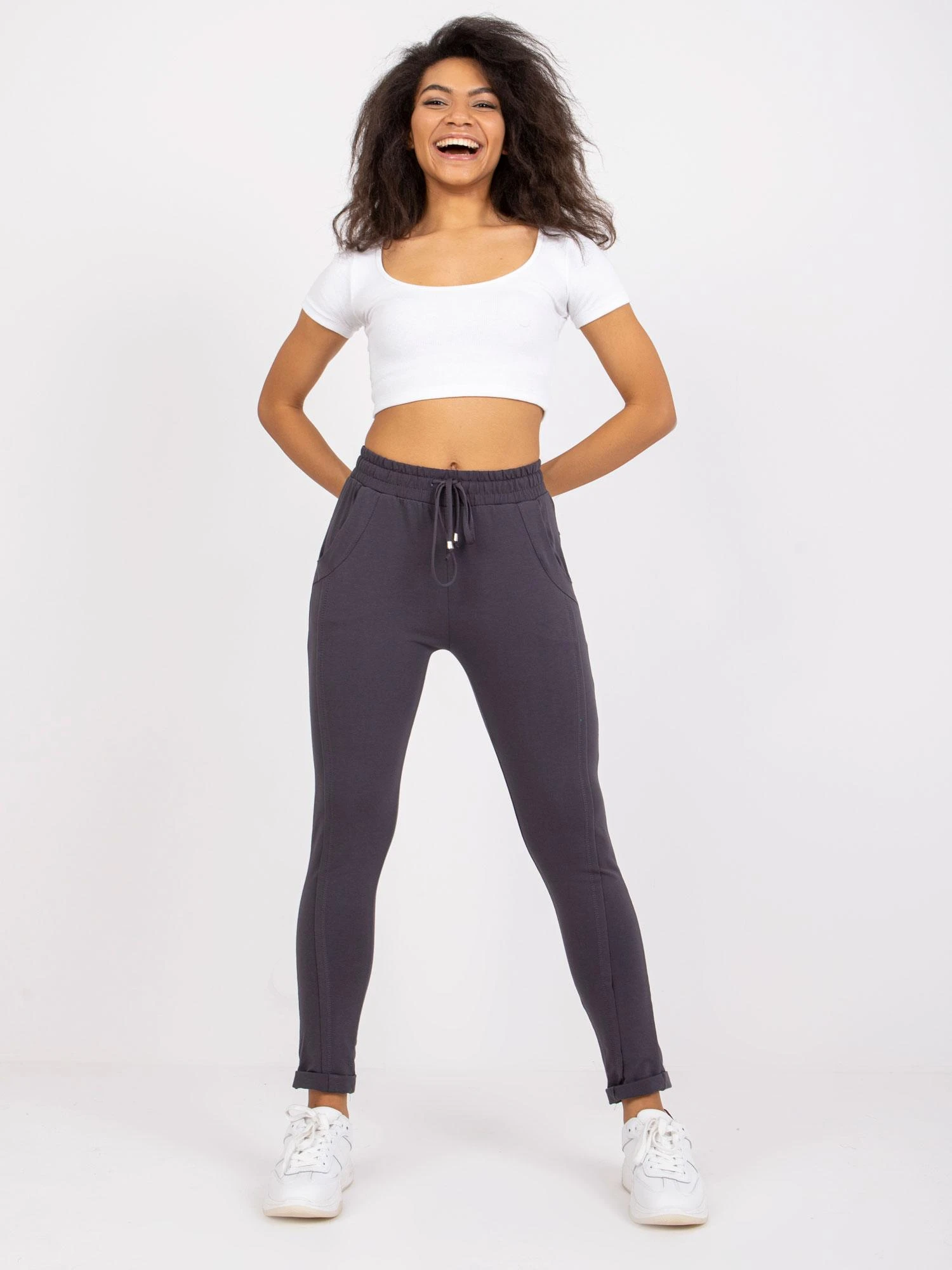 Basic Feel Good Sportinės kelnės-RV-DR-3589.10X-grafitas