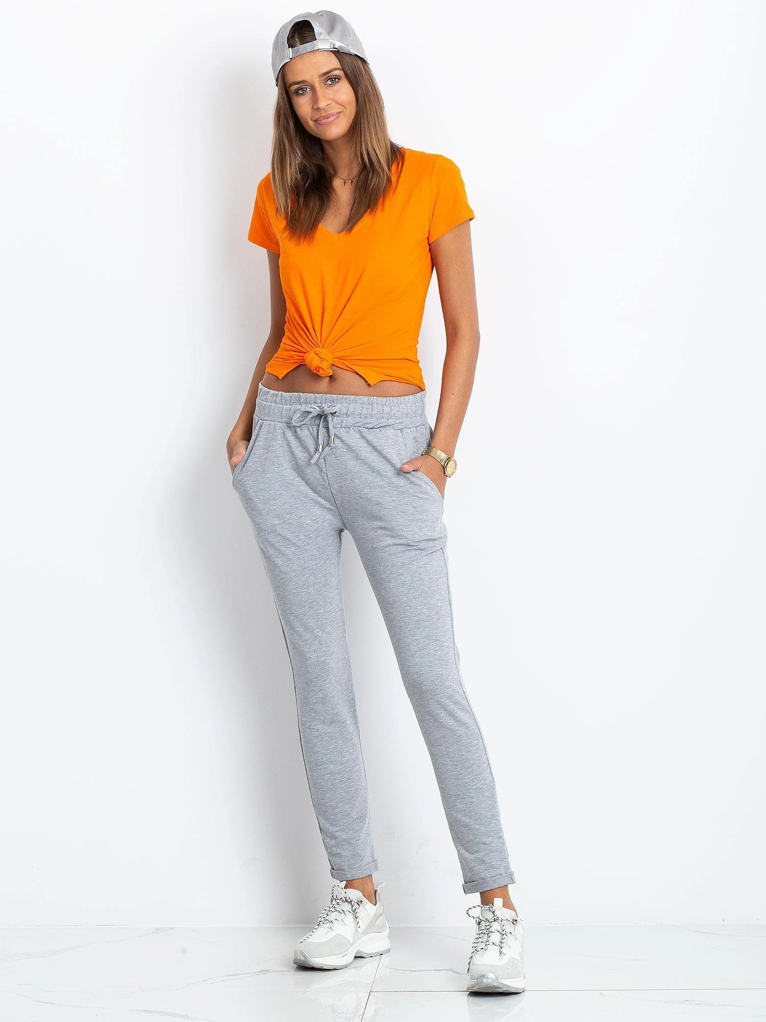 Basic Feel Good Sportiniai kelnės - RV-DR-3698.05X - pilkos spalvos
