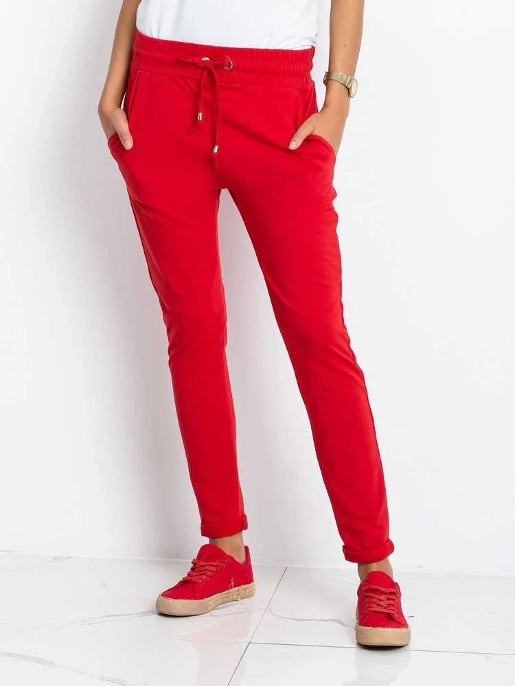 Basic Feel Good Sportinės kelnės-RV-DR-3698.07X-raudona