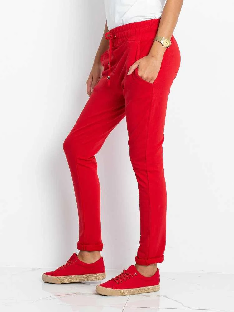 Basic Feel Good Sportinės kelnės-RV-DR-3698.07X-raudona