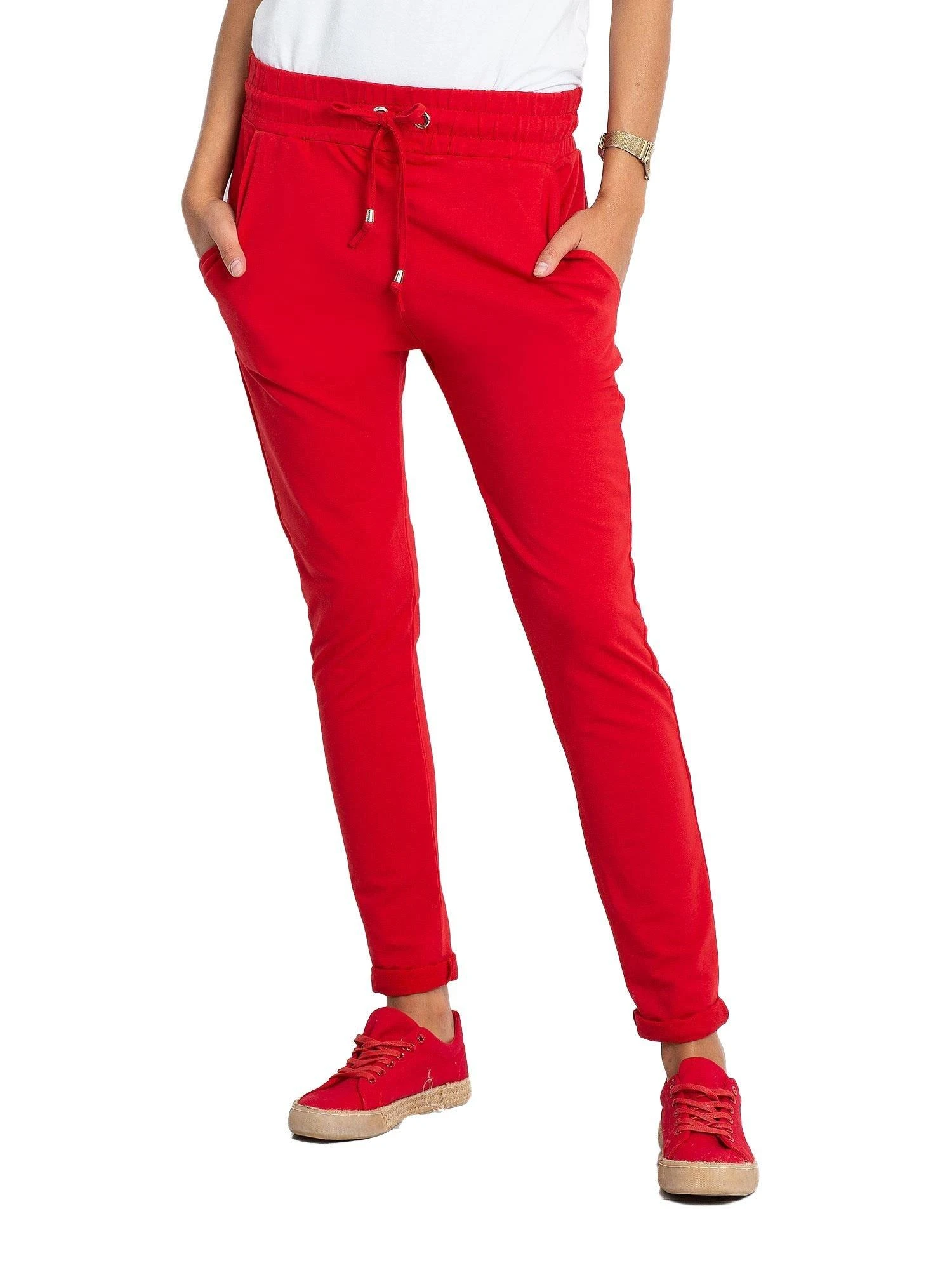 Basic Feel Good Sportinės kelnės-RV-DR-3698.07X-raudona