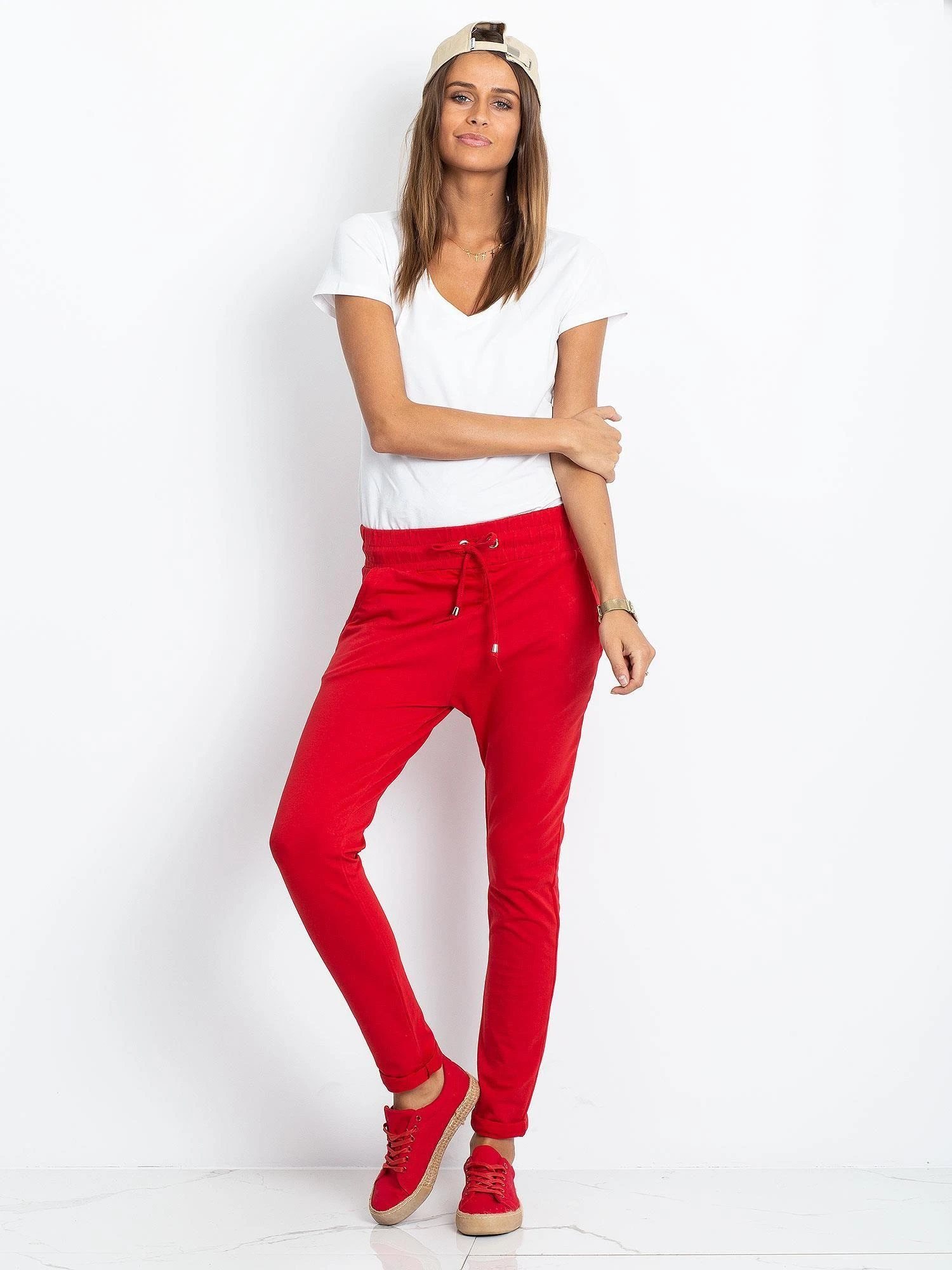 Basic Feel Good Sportinės kelnės-RV-DR-3698.07X-raudona