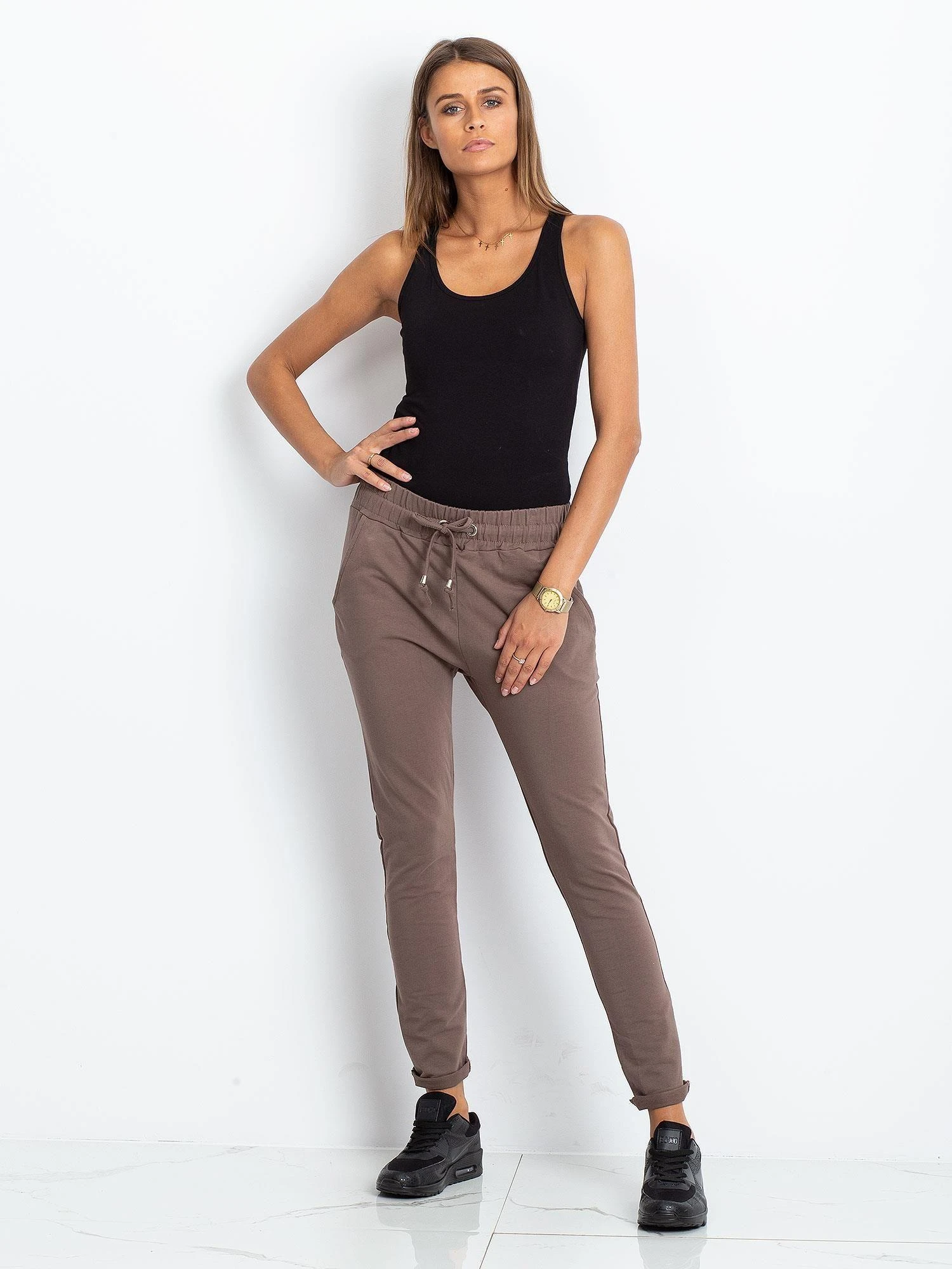 Basic Feel Good Sportinės kelnės-RV-DR-3698.08X-rudos