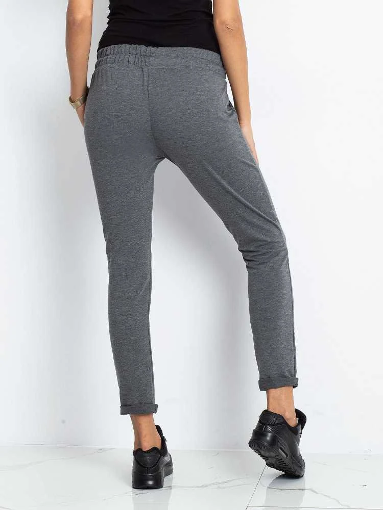 Basic Feel Good Sportinės kelnės - RV-DR-3698.09X - tamsiai pilkos