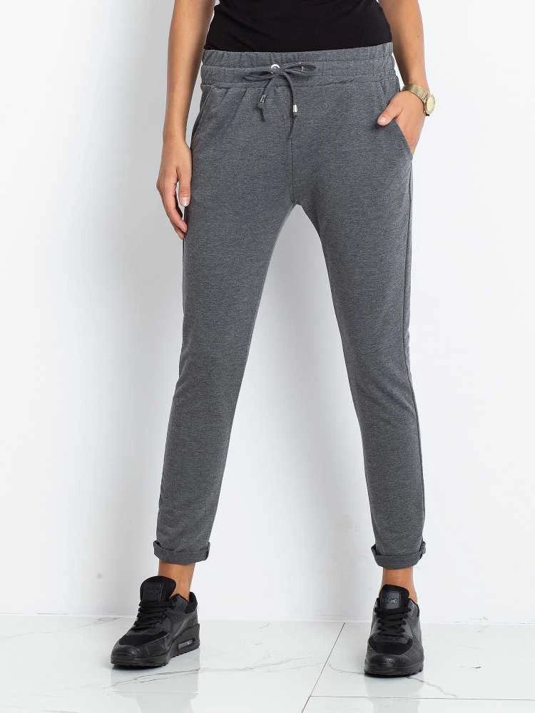Basic Feel Good Sportinės kelnės - RV-DR-3698.09X - tamsiai pilkos