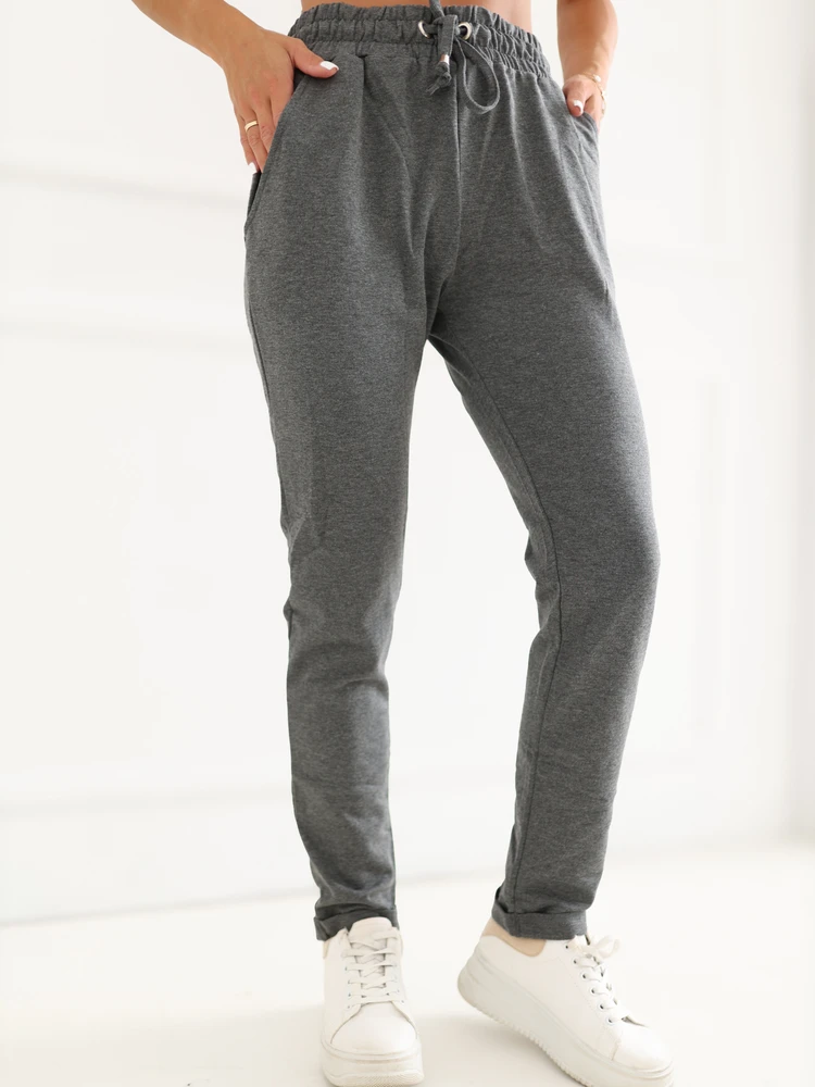 Basic Feel Good Sportinės kelnės - RV-DR-3698.09X - tamsiai pilkos