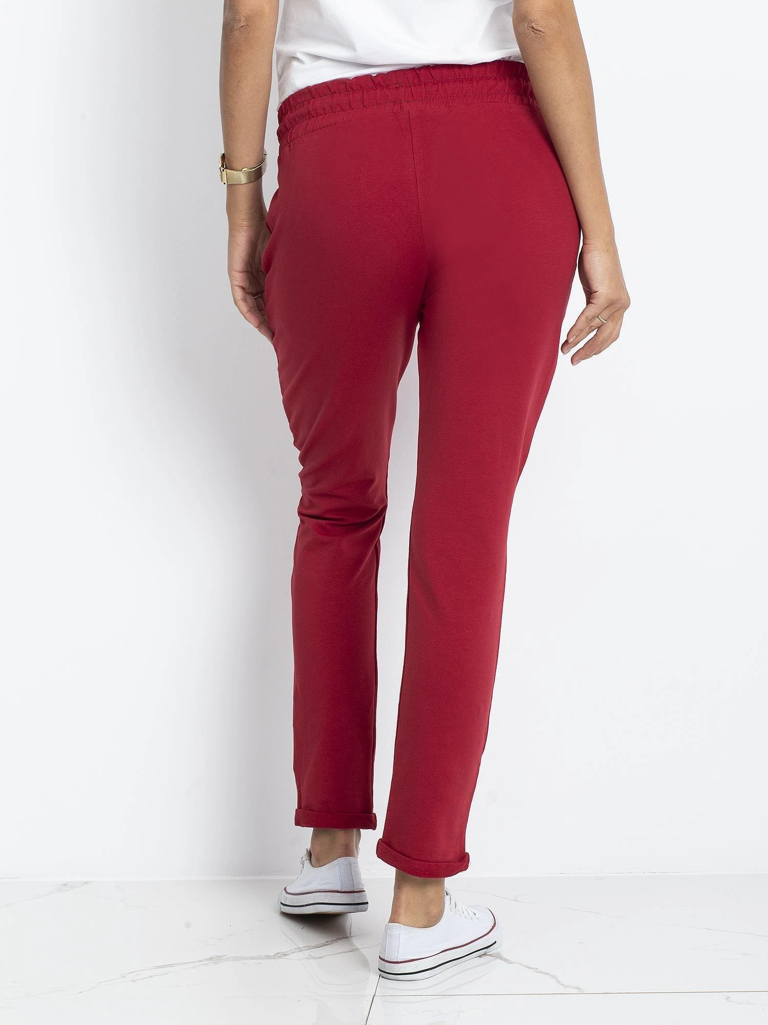 Basic Feel Good Sportinės kelnės-RV-DR-3698.09X-bordo