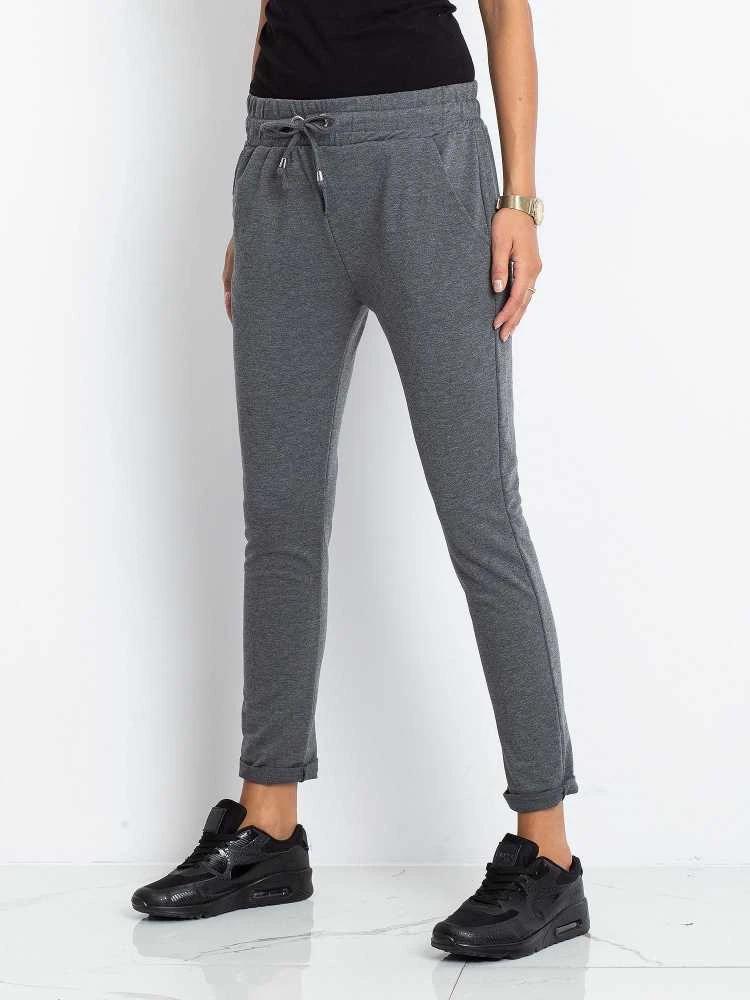 Basic Feel Good Sportinės kelnės - RV-DR-3698.09X - tamsiai pilkos