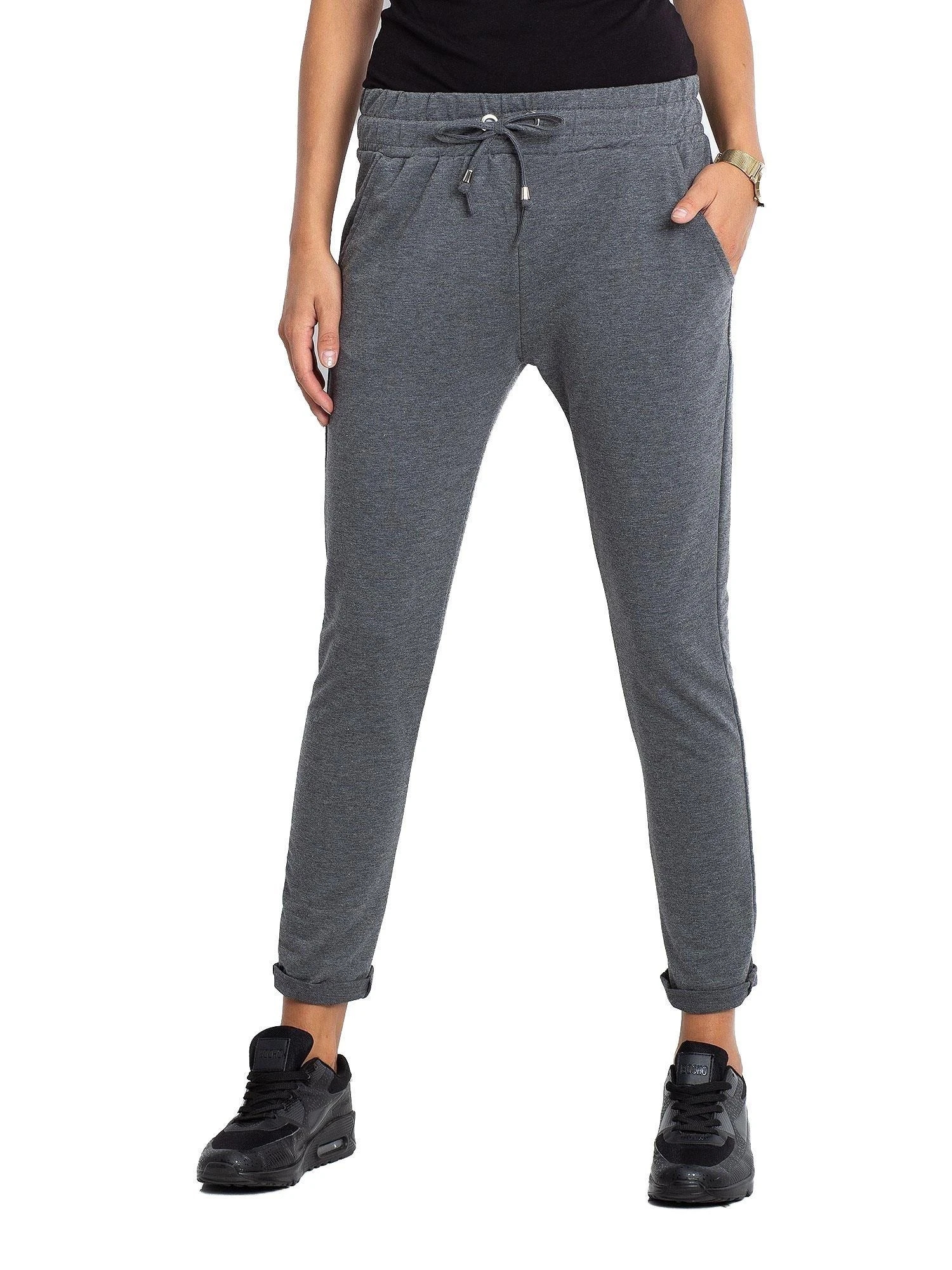 Basic Feel Good Sportinės kelnės - RV-DR-3698.09X - tamsiai pilkos