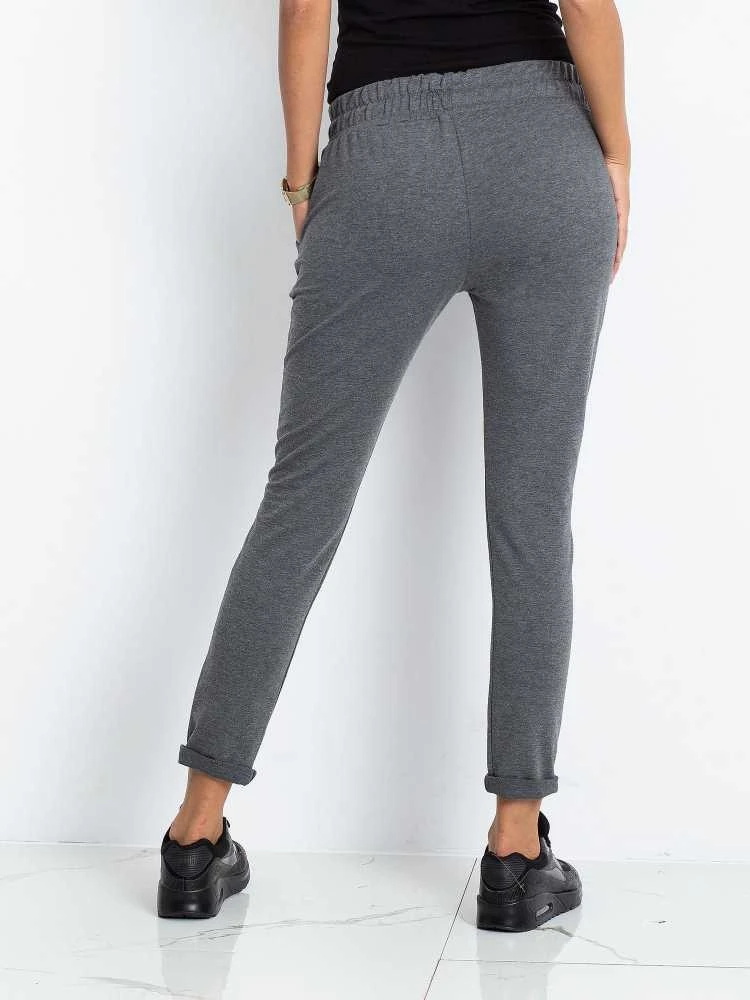 Basic Feel Good Sportinės kelnės - RV-DR-3698.09X - tamsiai pilkos
