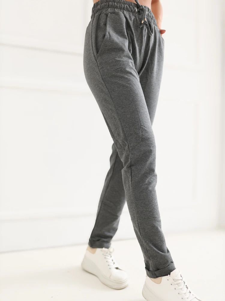 Basic Feel Good Sportinės kelnės - RV-DR-3698.09X - tamsiai pilkos