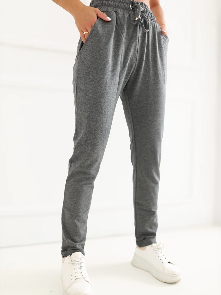 Basic Feel Good Sportinės kelnės - RV-DR-3698.09X - tamsiai pilkos