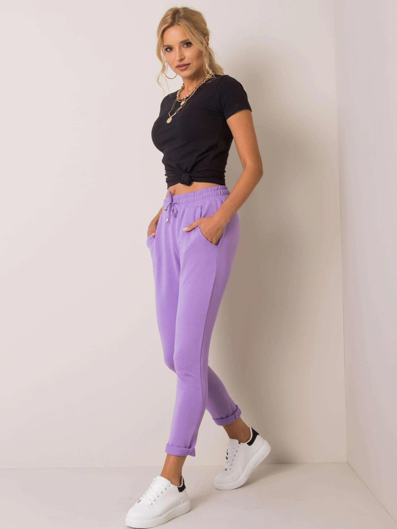 Basic Feel Good Sportiniai kelnaitės-RV-DR-3698.92-violetinė