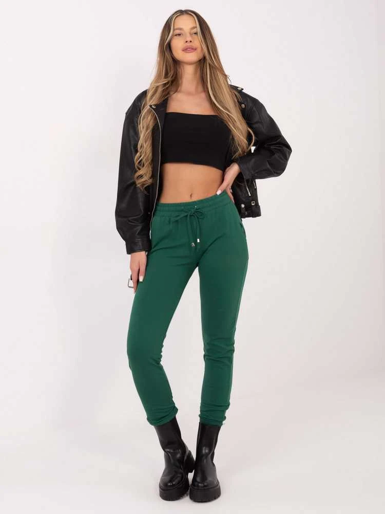 Basic Feel Good Sportinės kelnės - RV-DR-5040.02X - tamsiai žalios