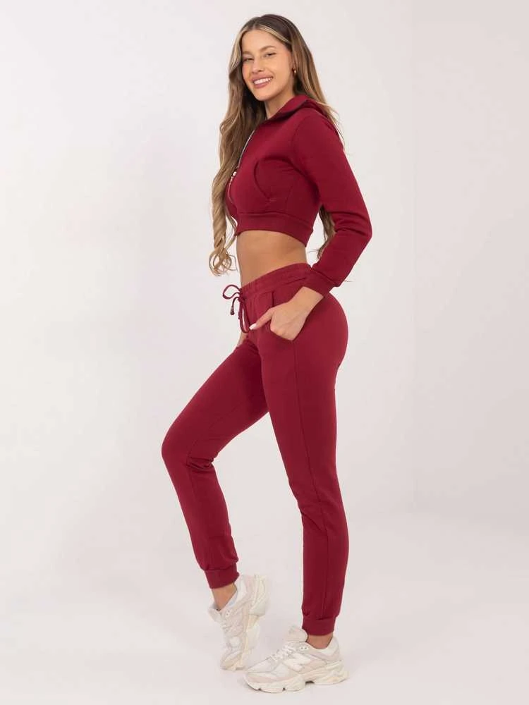 Basic Feel Good Sportinės kelnės-RV-DR-5040.04X-bordo