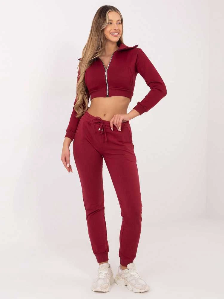 Basic Feel Good Sportinės kelnės-RV-DR-5040.04X-bordo