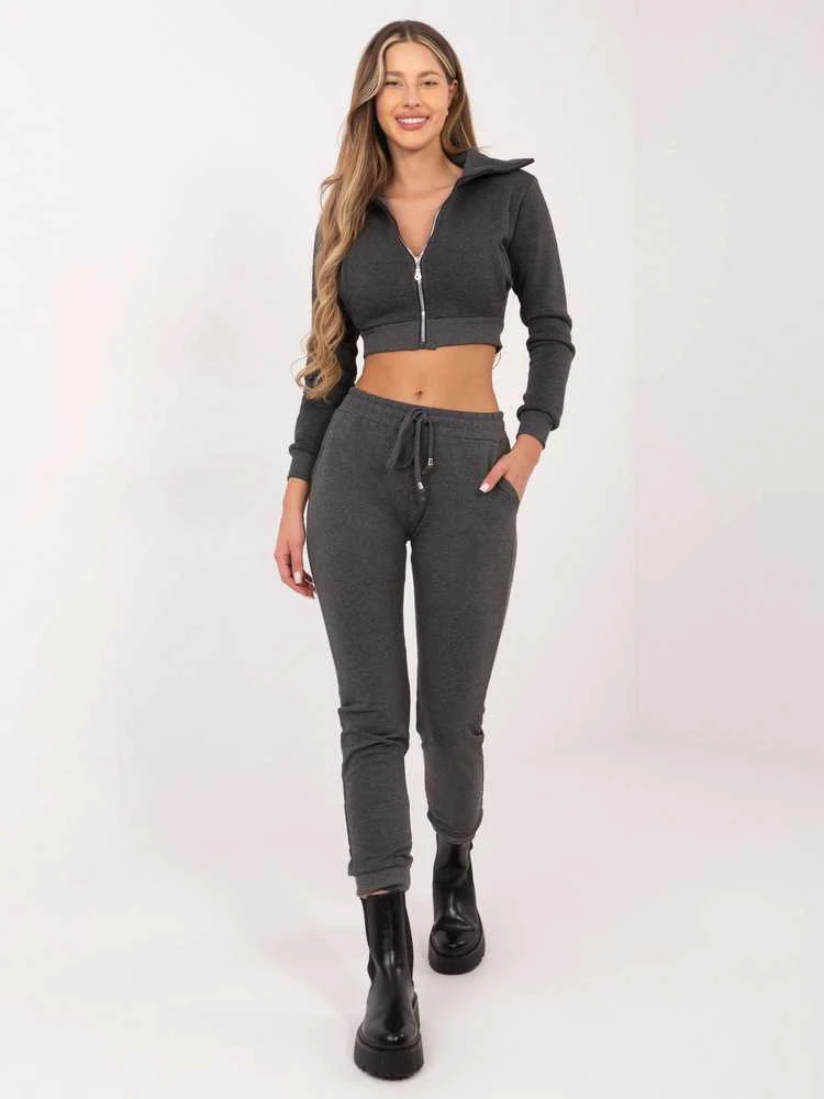 Basic Feel Good Sportinės kelnės - RV-DR-5040.09X - tamsiai pilkos