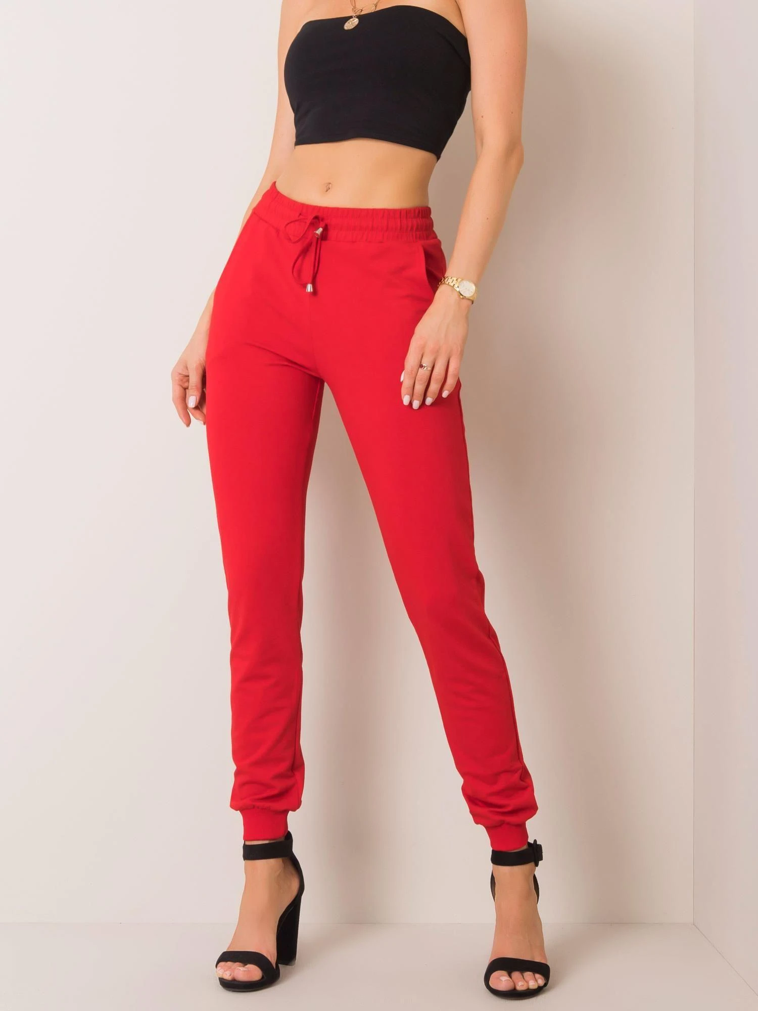 Basic Feel Good Sportinės kelnės-RV-DR-5040.92-raudona