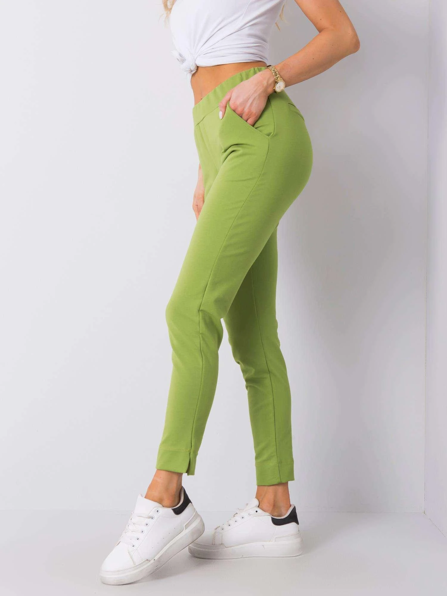 Basic Feel Good Sportinės kelnės - RV-DR-5222.59 - šviesiai žalios