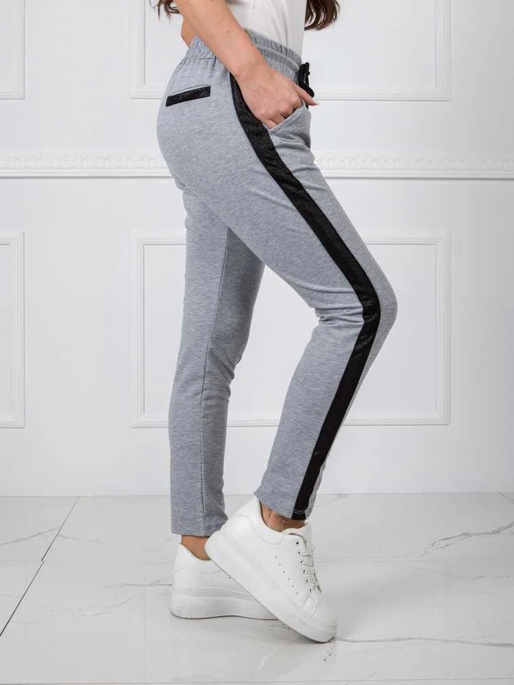 Basic Feel Good Sportinės kelnės - RV-DR-5371.38P - pilkos spalvos