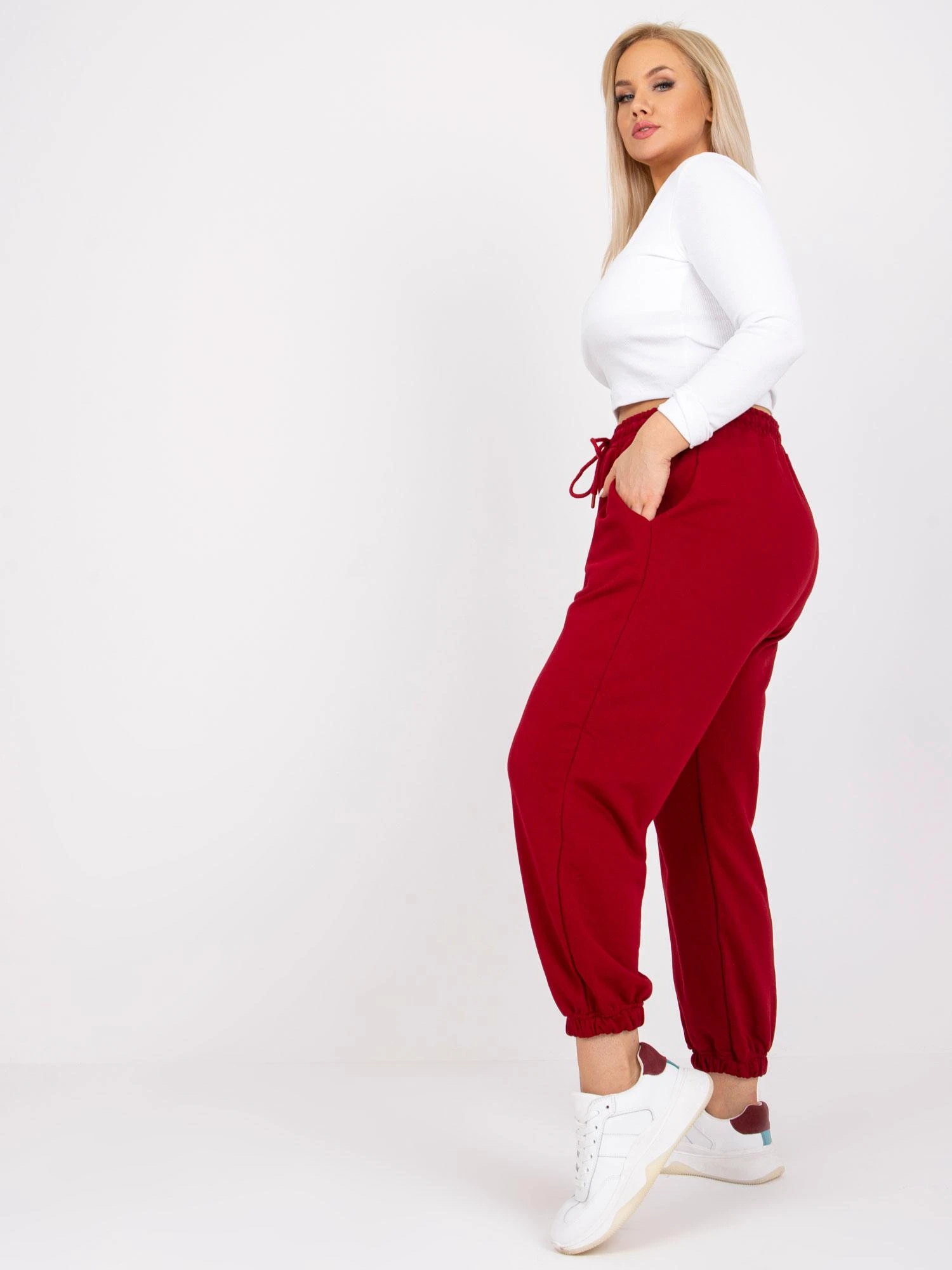 Basic Feel Good Sportiniai kelnaitės-RV-DR-6331.86-bordo