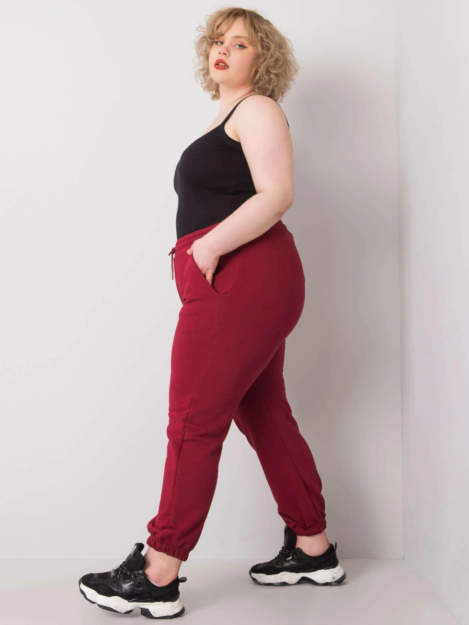 Basic Feel Good Sportiniai kelnaitės-RV-DR-6331.86-bordo