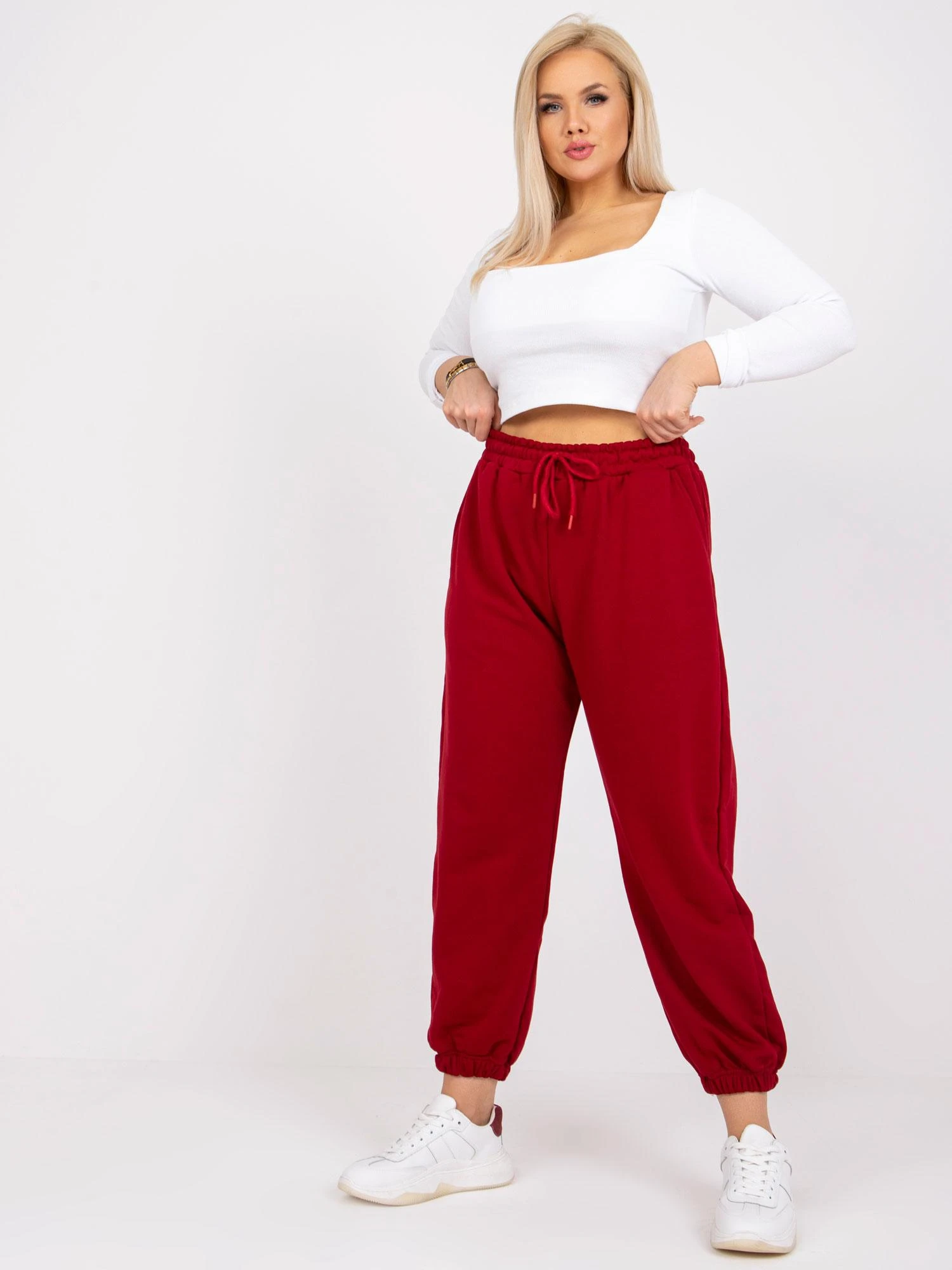 Basic Feel Good Sportiniai kelnaitės-RV-DR-6331.86-bordo