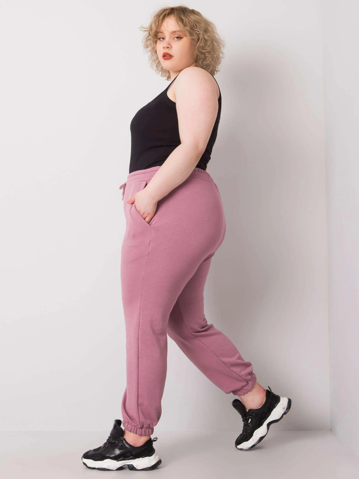 Basic Feel Good Sportinės kelnės-RV-DR-6331.86-tamsiai rožinės spalvos